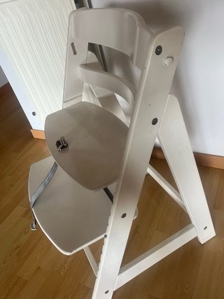 Trona blanca estilo Stokke