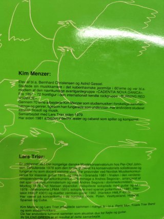 Vinilo Kim Menzer Lars Trier In Silent Green