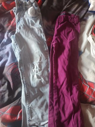 Lote 2 pantalones 5-6 años