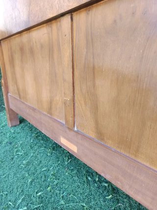 Cabecero de madera vintage del 1920