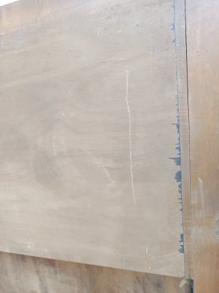 Cabecero de madera vintage del 1920