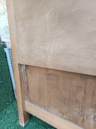 Cabecero de madera vintage del 1920