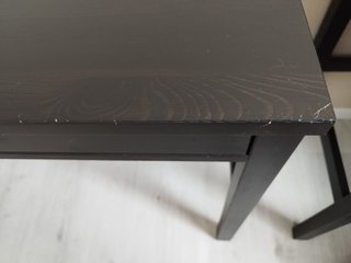 ESCRITORIO DE MADERA COLOR NEGRO