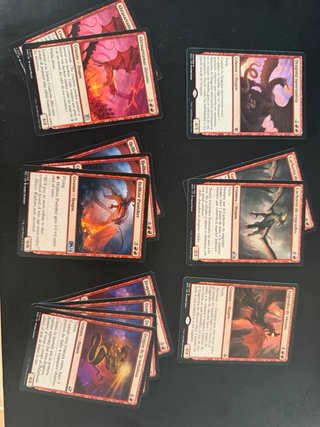 Lote de 55 Cartas Magic: Dragones