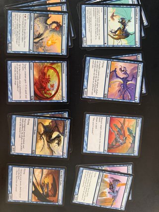 Lote de 55 Cartas Magic: Dragones