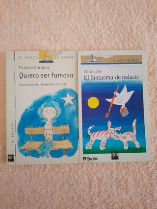 LOTE(III) DE 10 LIBROS EL BARCO DE VAPOR (blancos)