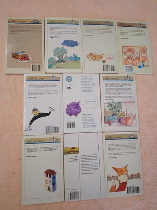 LOTE(III) DE 10 LIBROS EL BARCO DE VAPOR (blancos)