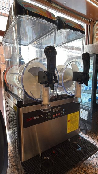 Granizadora ggm gastro 2 cubas