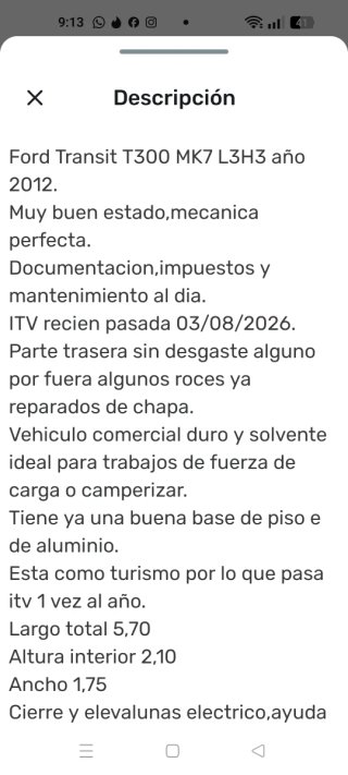 Ford Transit 2012