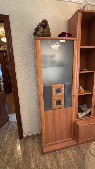 Mueble de salón/librería de madera
