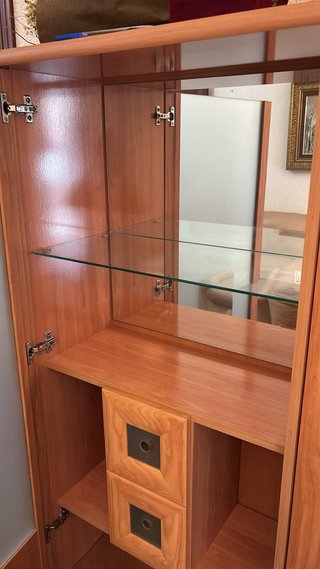 Mueble de salón/librería de madera