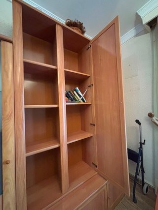 Mueble de salón/librería de madera