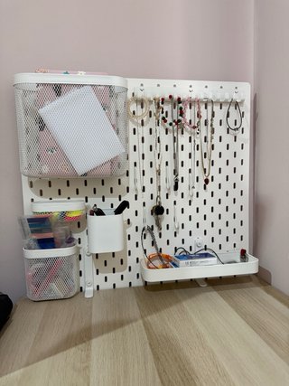 Mesa de escritorio madera y metal
