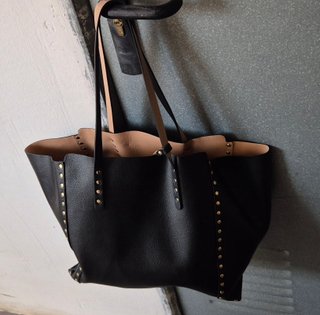 Bolso Zara Woman Negro y Beige nuevo