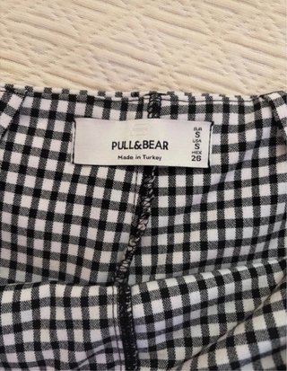 Falda cuadros vichy con volantes