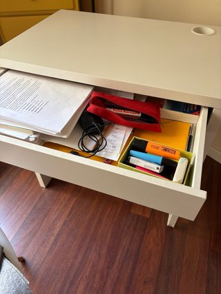 Escritorio MICKE IKEA Blanco 73x50 cm
