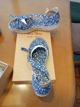 Alpargatas Toni Pons Bilma Talla 38 Azul