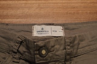 Pantalón Corto Springfield Slim W28 Topo - Nuevo