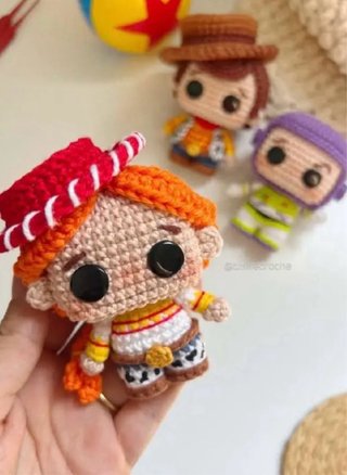 Conjunto 3 figuras amigurumi Toy Story