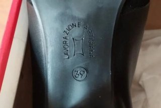Scarpe in pelle donna tacco e plantare comodo