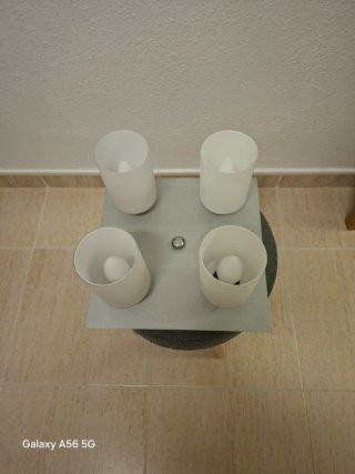 Lámpara colgante moderna 4 luces