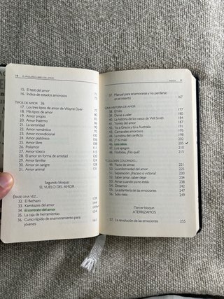 El pequeño libro del amor.