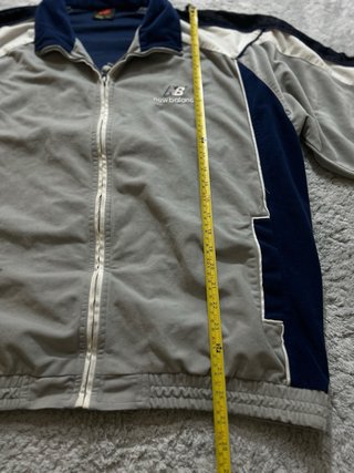 New Balance Vintage Track Jacket Grey Blue 90s