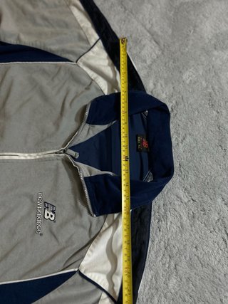 New Balance Vintage Track Jacket Grey Blue 90s