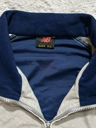 New Balance Vintage Track Jacket Grey Blue 90s