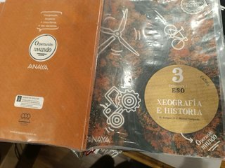 Libro de texto Xeografía e Historia 3º ESO Anaya
