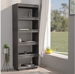 Estantería Madera Pino Gris 60x35x167cm