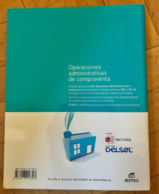 Operaciones administrativas de compraventa.