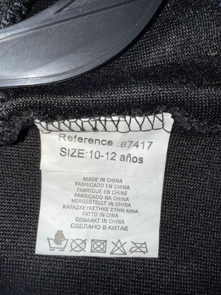 Disfraz Murciélago Niña Talla 10-12