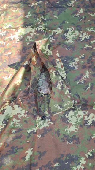 Telo militare vegetato impermeabile
