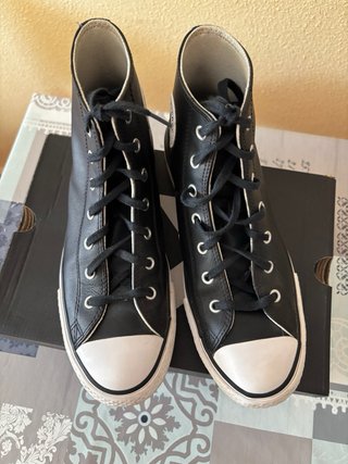 Converse Talla 39 Mujer Negro