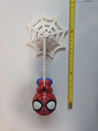 Imán Nevera Spider-Man Telaraña 3D