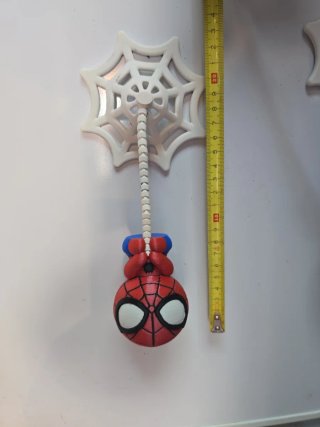 Imán Nevera Spider-Man Telaraña 3D