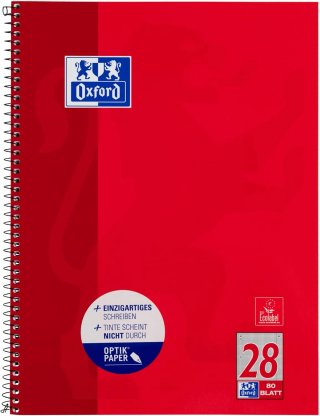 Cuaderno Oxford 100050361, A4, 80 hojas