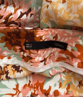 Pantalón palazzo floral Sfera