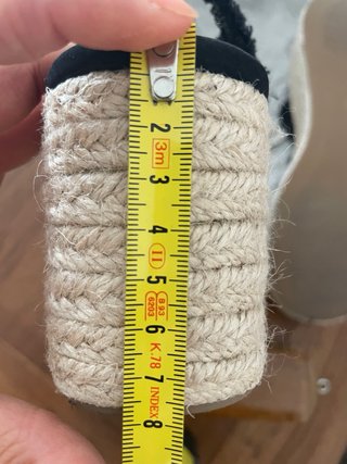 Cuñas negras mujer talla 37