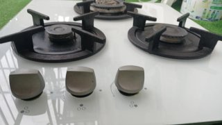 Placa de cocina a gas 3 fuegos