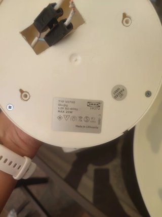 Lámpara infantil IKEA nube