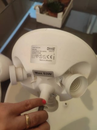 Lámpara infantil IKEA nube