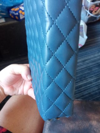 Bolso fiesta rígido azul marino