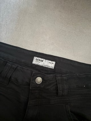 Pantalones cortos vaqueros negros Inside Talla 40