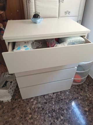 Cómoda Malm Ikea Blanca