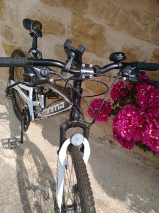 Bicicleta Moma, Doble Suspensión, cambio Shimano