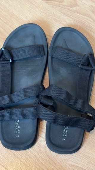 Chanclas Zara Home Negras Talla 44