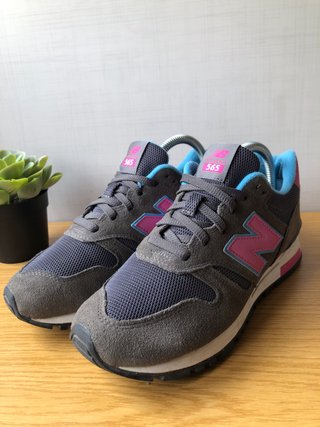 Zapatillas New Balance 565 Gris y Rosa