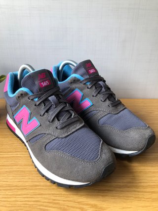 Zapatillas New Balance 565 Gris y Rosa